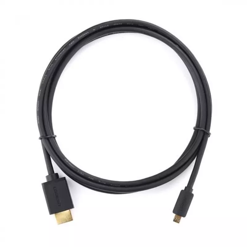 Ugreen 30104 HDMI-kabel 3 m HDMI type D (micro) HDMI type A (standaard) zwart
