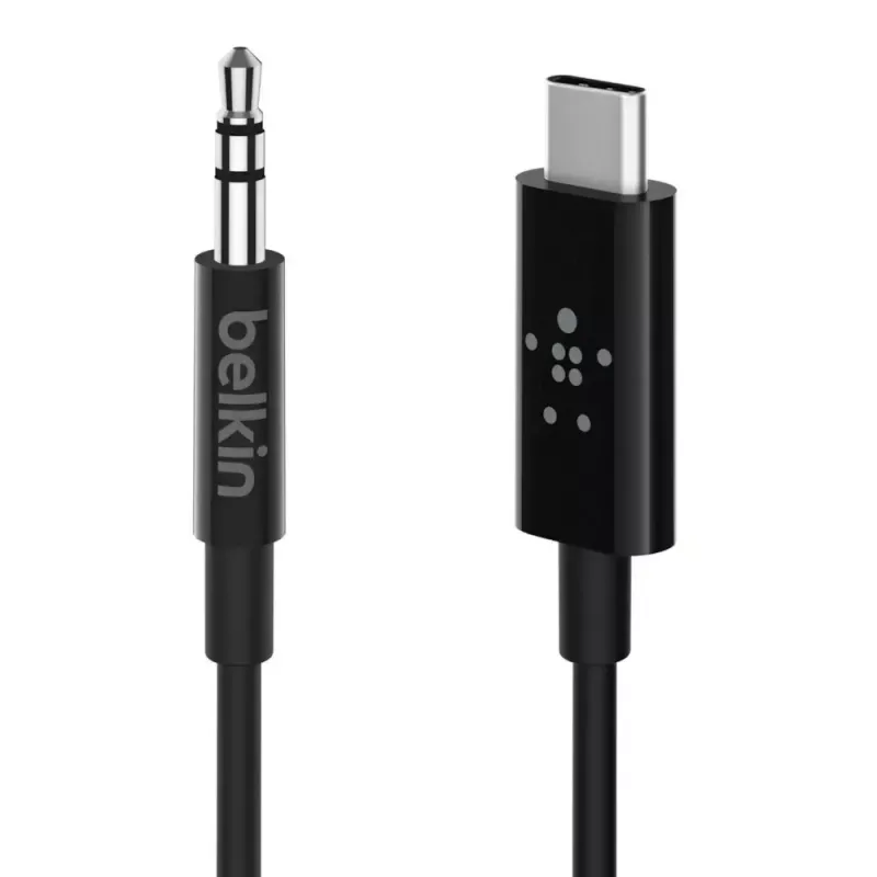 Audiokabel Belkin RockStar 3,5 mm met USB-C-stekker