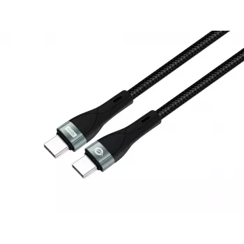 Conceptronic ETTA01B20 USB C-C PD 3.0 100W snellaadkabel 2M, 20V 5A, 480Mbps, E-Mark