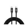 Conceptronic ETTA03B12 USB-C-naar-USB-C PD 3.1 240 W snellaadkabel 1,2 m, 48 V 5 A, 480 Mbit/s, E-Mark