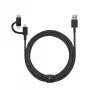 USB-kabel Native Union BELT-ULC-CS-BLK-NP 2 m USB-A naar USB-C/Micro-USB-A/Lightning zwart