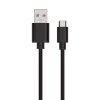 USB-kabel Ansmann 1700-0129 1 m USB A naar Micro-USB B zwart