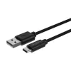 USB-kabel Ansmann 1700-0130 1 m USB-A USB-C zwart
