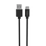 USB-kabel Ansmann 1700-0130 1 m USB-A USB-C zwart