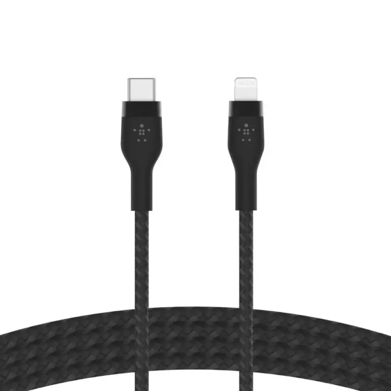 Lightning-kabel Belkin CAA011BT2MBK 2 m zwart USB-C naar Lightning