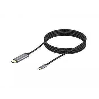Conceptronic USB-C-naar-HDMI-kabel, stekker naar stekker, 4K 60Hz, 2 m, USB Type-C, HDMI, stekker, stekker, recht