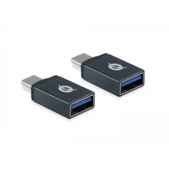 USB-C-naar-USB-A-OTG-adapter 2-pack Conceptronic DONN03G