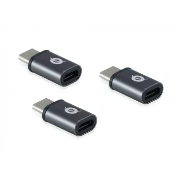 Conceptronic DONN USB-C naar Micro USB OTG-adapter 3-pack