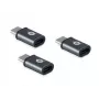 Conceptronic DONN USB-C naar Micro USB OTG-adapter 3-pack