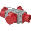 Netstekker-adapter Brennenstuhl 1081640 400V 16A grijs rood