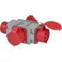 Netstekker-adapter Brennenstuhl 1081640 400V 16A grijs rood
