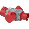 Netstekker-adapter Brennenstuhl 1081670 400V 32A grijs rood