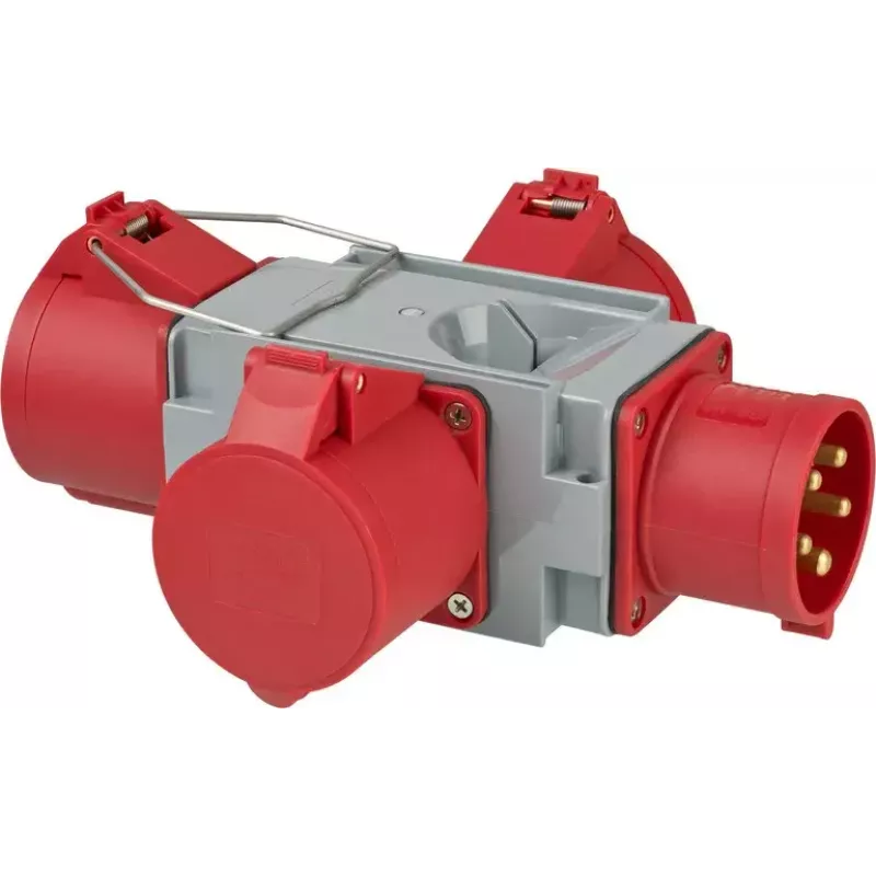 Netstekker-adapter Brennenstuhl 1081670 400V 32A grijs rood