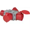 Netstekker-adapter Brennenstuhl 1081670 400V 32A grijs rood