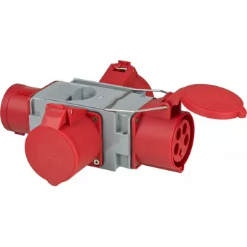 Netstekker-adapter Brennenstuhl 1081670 400V 32A grijs rood