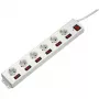 Hama 137239 stroomverdeler 1,4 m 6 AC-uitgangen indoor wit