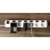 Hama 00137239 Socket Line 6-voudig stekkerblok, afzonderlijk schakelbaar, wit