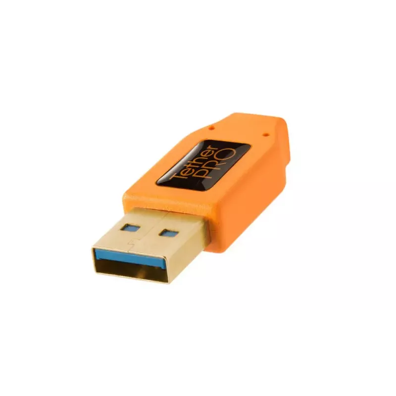 USB-kabel Tether Tools CU61RT15-ORG 4,6 m USB 3.2 Gen 1 Micro-USB B oranje