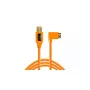 USB-kabel Tether Tools CU61RT15-ORG 4,6 m USB 3.2 Gen 1 Micro-USB B oranje