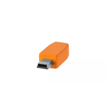 USB-kabel Tether Tools CUC2415-ORG 4,6m USB 2.0 USB C Mini-USB B oranje