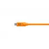 USB-kabel Tether Tools CUC2415-ORG 4,6m USB 2.0 USB C Mini-USB B oranje