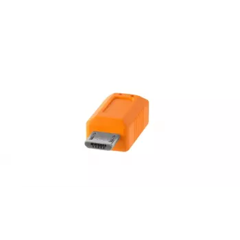 USB-kabel Tether Tools CUC2515-ORG 4,6 m USB-C Micro-USB B oranje