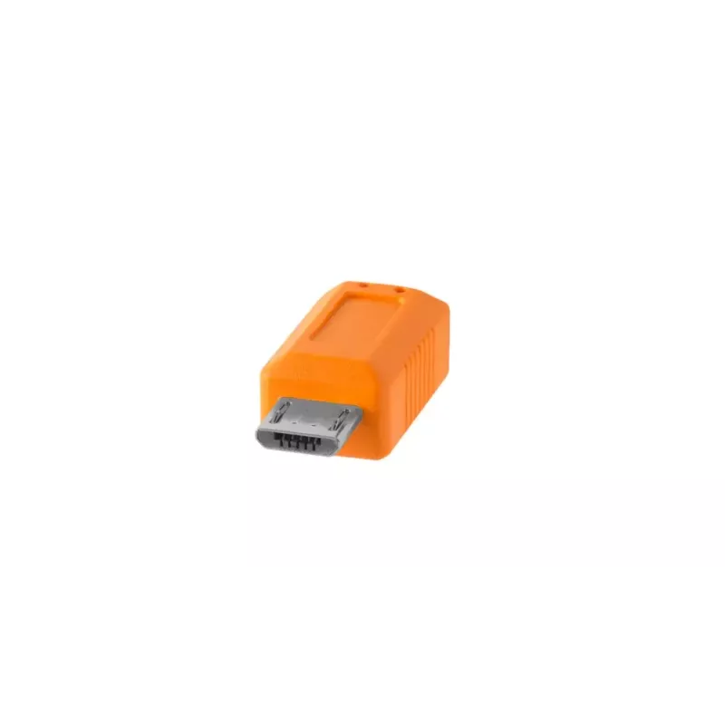 USB-kabel Tether Tools CUC2515-ORG 4,6 m USB-C Micro-USB B oranje