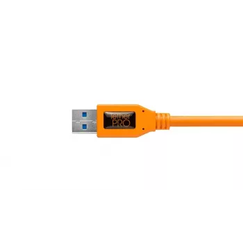 USB-kabel Tether Tools CU3017 5m USB 3.2 Gen 1 oranje
