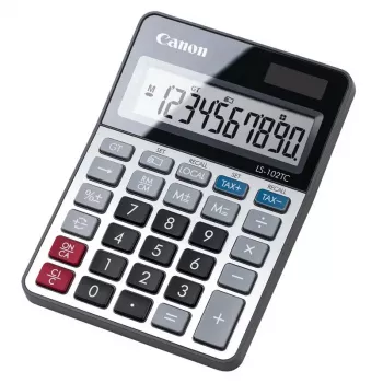 Canon LS-102 TC rekenmachine desktop basic zwart, metallic