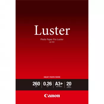 Fotopapier, Canon, LU-101 Luster Photo Paper Pro A3 Plus - 20 vel