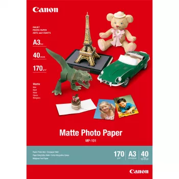 Canon MP-101 mat fotopapier A3 - 40 vel, 170 g/m², A3 (297 x 420 mm), 40 vel