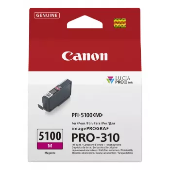 Canon PFI-5100 M inktpatroon 1 stuk origineel magenta