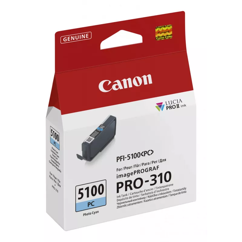 Canon PFI-5100 PC inktpatroon 1 stk. origineel fotocyaan