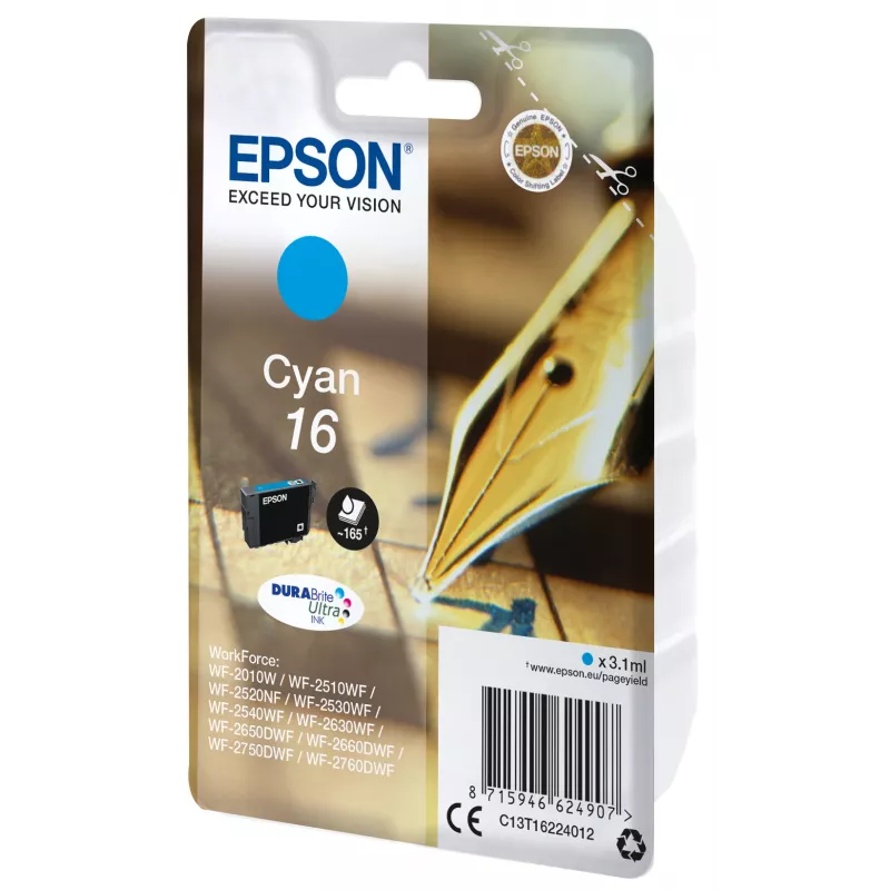 Epson Pen and crossword eenheidspack cyaan 16 DURABrite Ultra inkt