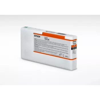 Epson T913A oranje inktpatroon (200 ml), standaardopbrengst, oranje, pigmentinkt, 200 ml, 1 stuk