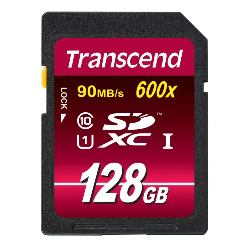 Flashgeheugen Transcend 128 GB SDXC UHS-I 600x TS128GSDXC10U1