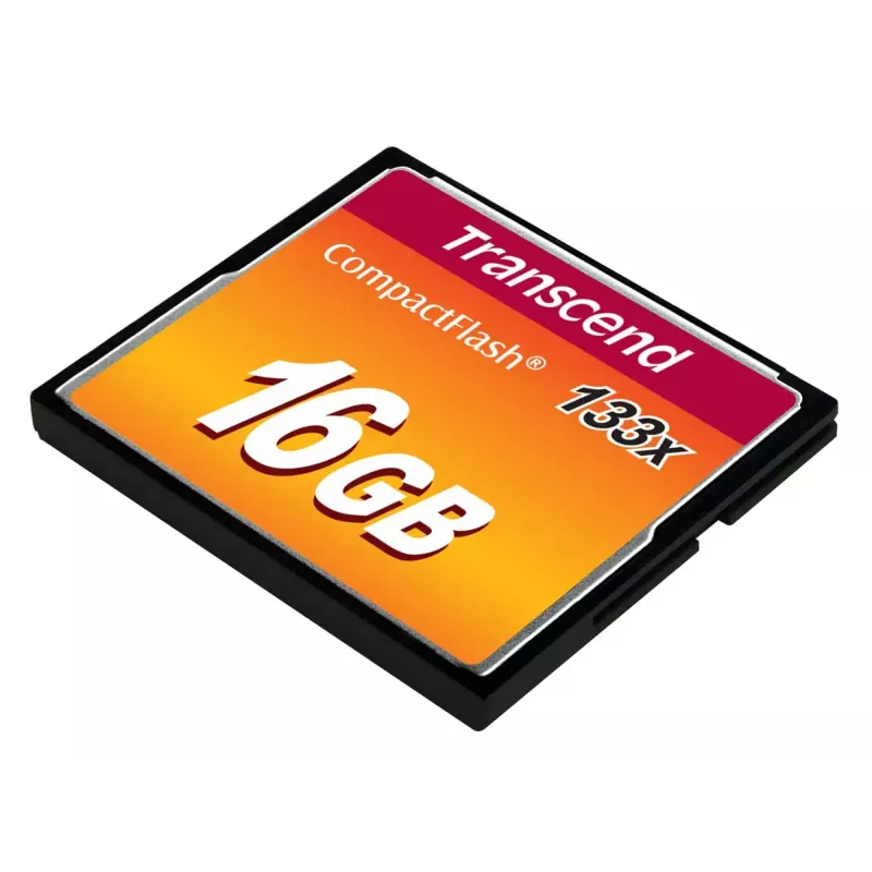 CompactFlash-kaart Transcend TS16GCF133 16 GB, 50 MB/s lezen, 20 MB/s schrijven