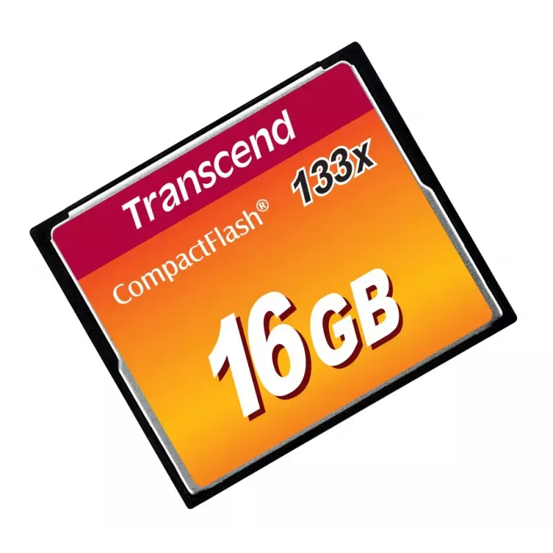 CompactFlash-kaart Transcend TS16GCF133 16 GB, 50 MB/s lezen, 20 MB/s schrijven