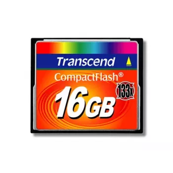CompactFlash-kaart Transcend TS16GCF133 16 GB, 50 MB/s lezen, 20 MB/s schrijven