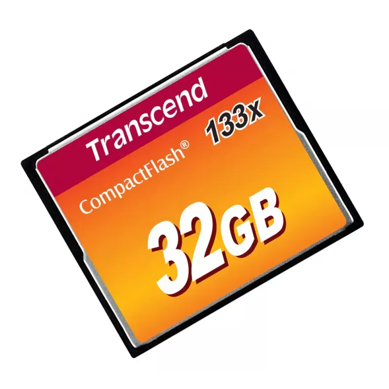 Flashgeheugen Transcend 32GB CompactFlash 133x TS32GCF133