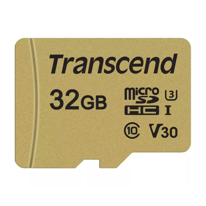 Flashgeheugen Transcend 32 GB MicroSDHC UHS-I 500S