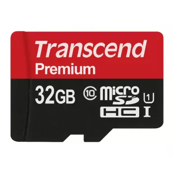 Flashgeheugen Transcend 32 GB UHS-I microSDXC Class 10 TS32GUSDCU1