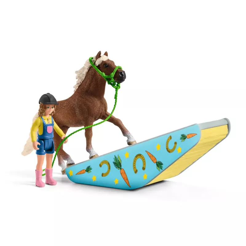 Pony agility-training Schleich 42481 veelkleurig kunststof 3-8 jaar