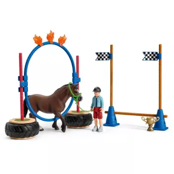 Pony Agility Race Schleich FARM WORLD 42482