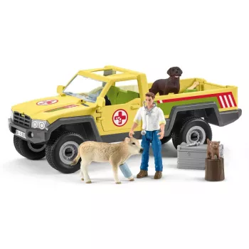 Dierenartsbezoek op de boerderij Schleich FARM WORLD 42503