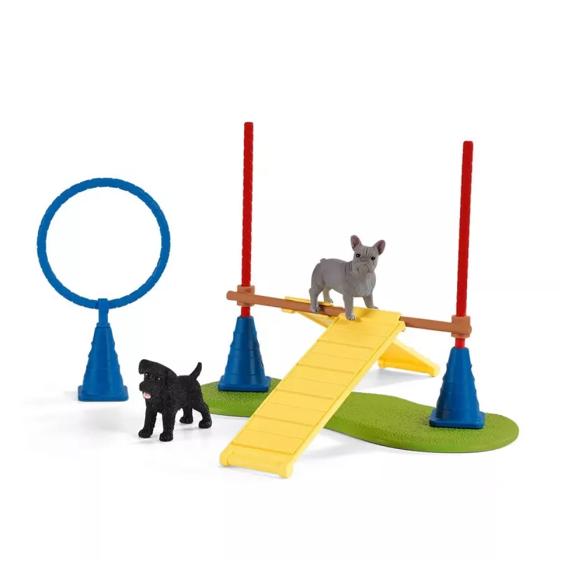 schleich Farm Life puppy agility-training, Farm World, 3 jaar, veelkleurig