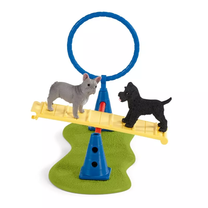 schleich Farm Life puppy agility-training, Farm World, 3 jaar, veelkleurig