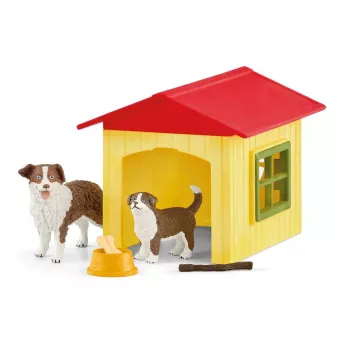 Schleich FARM WORLD hondenhok 42573 veelkleurig aanbevolen leeftijd 3+
