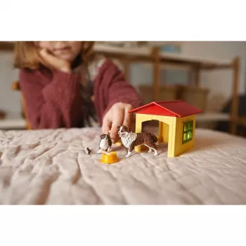 Schleich FARM WORLD hondenhok 42573 veelkleurig aanbevolen leeftijd 3+
