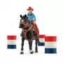 schleich Cowgirl Barrel Racing Fun, 3 jaar, veelkleurig